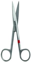 Einmal Schere chirurgisch - 14 cm - gerade - spitz/spitz