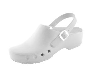 Chiroclogs classic - weiss - 38 - mit Fersenriemen