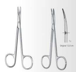 Präparierschere Kilner - 15 cm - gebogen