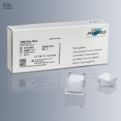 Deckgläser - 24 x 24 mm