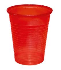 Universalbecher - ohne Deckel - 180 ml - rot
