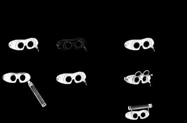 Nystagmusbrille nach Frenzel