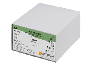 Polyester - 3/0 - HS18 - 45 cm - grün