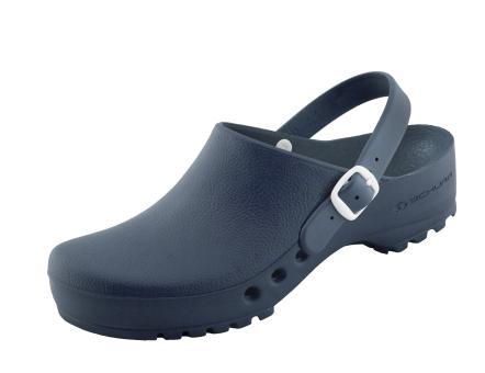 Chiroclogs special - blau - 41 - mit Fersenriemen