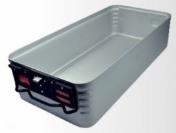 1/1 Wanne - 580x280x260 mm - ohne Loch - silber