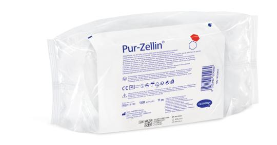 Pur Zellin - 4 x 5 cm - keimreduziert