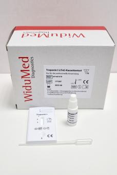 Widumed Troponin I - 10er Kassettentest